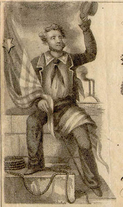 Republic Texas 1838 Currency Naval Scene