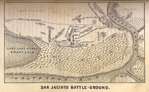 San Jacinto Battle Ground Map