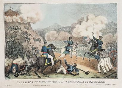 Storming Of Palace Hill At Battle of Monterey