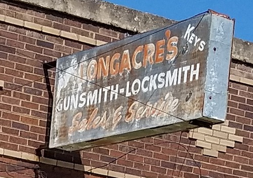 Abilene TX - Longacre's Gunsmith Old Neon Sign