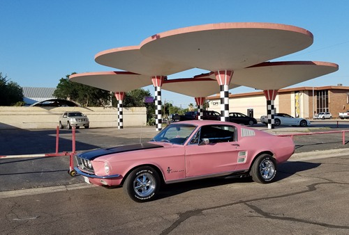 Midland TX - Canopies From Car Lot Opened in 1971 