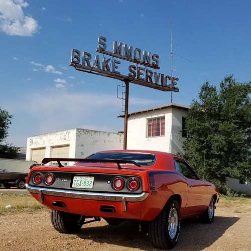 Midland TX - Simmons Brake Service 1957 Sign 