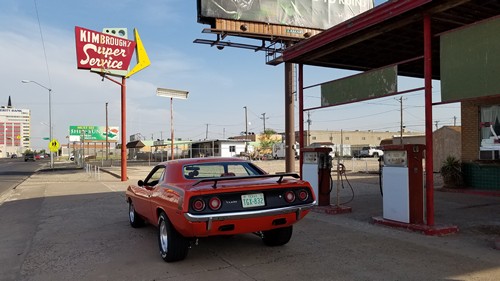 Odessa TX - 1940s Kimbroughs Service Station 