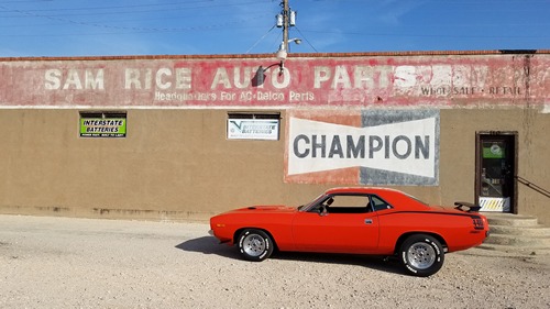 Odessa TX - 1950s Auto Parts Store Ghost Sign 