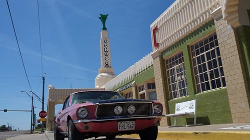 Shamrock TX - 1936 Conoco Station