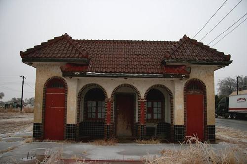 Englewood, Kansas old gas station