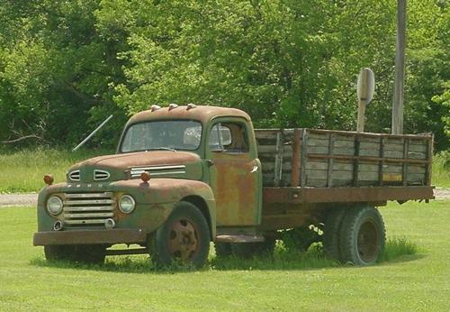 Kansas Grenola Old Ford Truck 