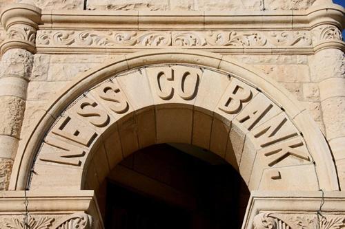 1890 Ness County Bank name, Ness City, Kansas 