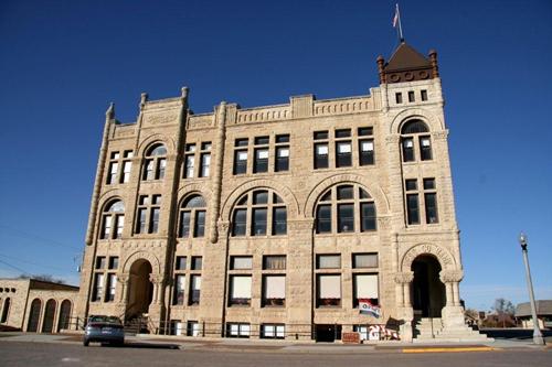 1890 Ness County Bank building, Ness City, Kansas 