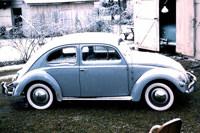 Houston TX - VW in Snow 1958