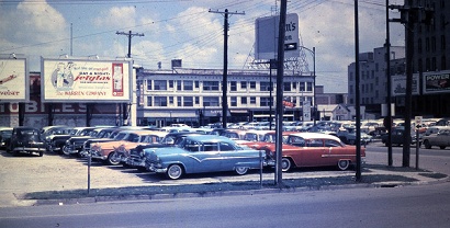 Houston TX - Simpsons Parking 1957