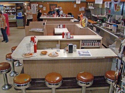 Hamlin Drugs lunch counter