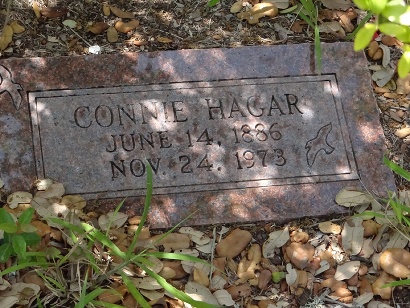 TX Rockport Cemetery, Connie Hagar Tombstone