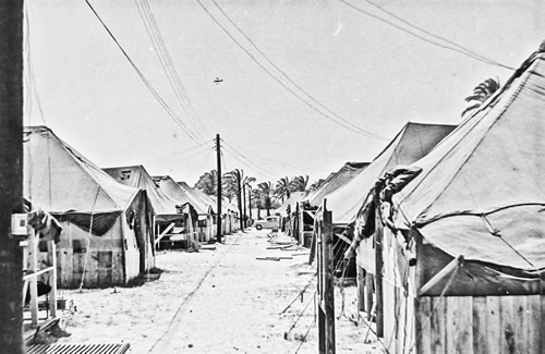 TENT CITY, 1952, Wheelus Field, Tripoli Libya 