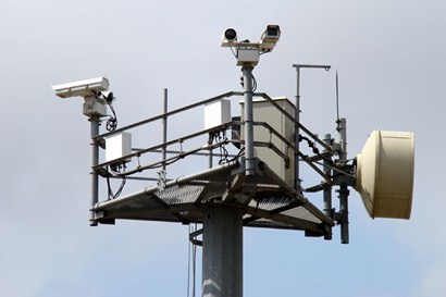 Texas Mexico Border Surveillance Camera
