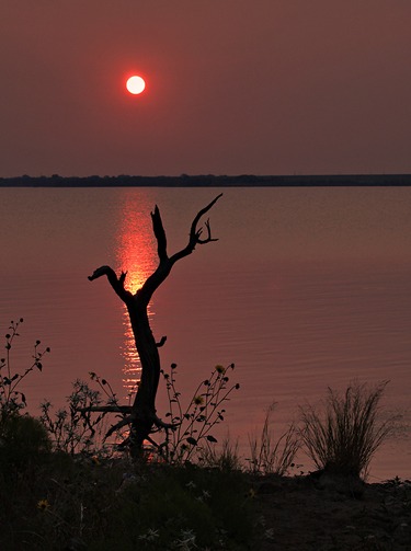 Sunset, Joe Pool Lake, Cedar Hill Park, Texas