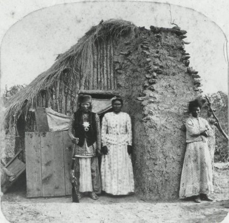 Apache Chief Costelitos, Teresita and Black Seminole woman