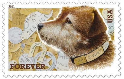 Owney The Postal  Dog - Forever Postal Stamp