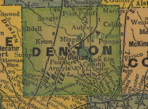 TX Bexar County 1940s Map