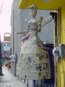 Princess Pinata, Cinderella paper mache pinata 