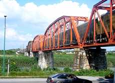 Railroad bridge over Rio Grande, Eagle Pass and Piedras Negras