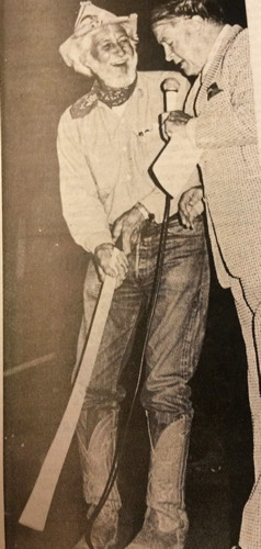 Hondo Crouch and Bob Hope 1976 Fredericksburg Standard