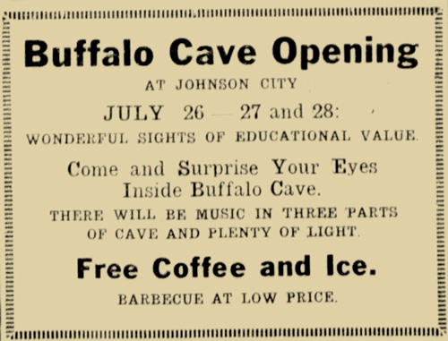 Johnson City, TX - Buffalo Cave