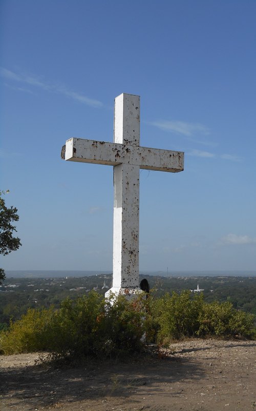 Fredericksburg TX l- the cross at Cross Mountain