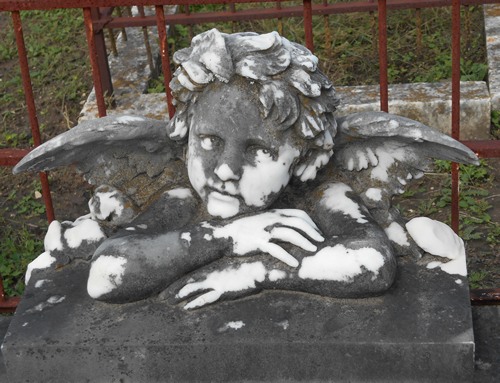 Emma Schnerr tombstone angel carved by Elisabet Ney