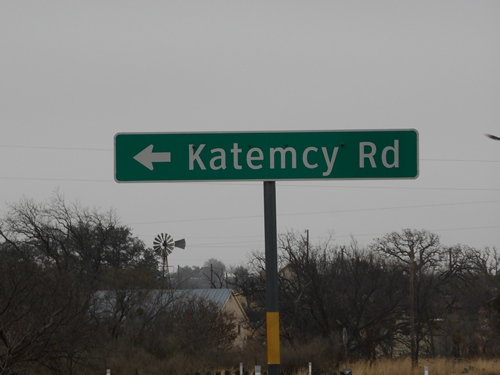 Katemcy TX - Katemcy Road Sign 