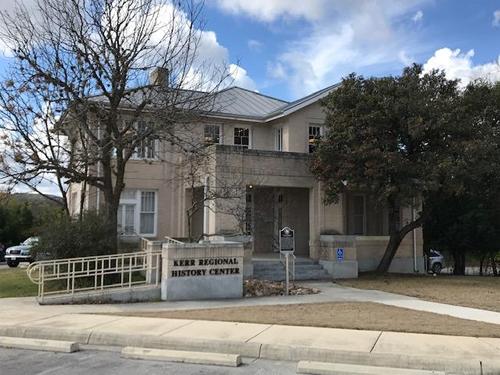 Kerrville TX - Kerr Regional History Center, Whitfield Scott Schreiner Mansion 