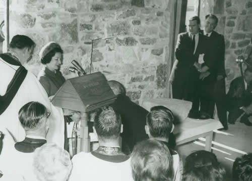 Fredericksburg TX - Lady Bird Johnson at St. Barnabas Episcopal Church