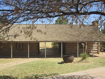 Lubbock TX - Dog trot cabin Martin House