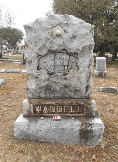Rube Waddell tombstone, San Antonio, TX