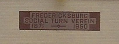 TX - Fredericksburg Social Turn Verein sign 