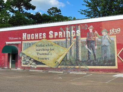 Hughes Springs TX - Trammel's Treasure mural