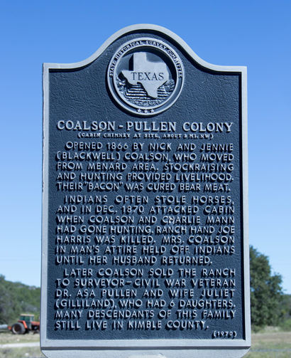 TX Coalson Historical Marker