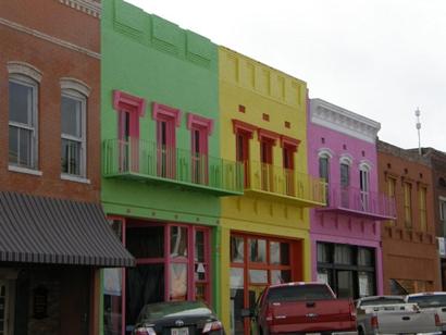 MS - Yazoo City Downtown in  Pastel 