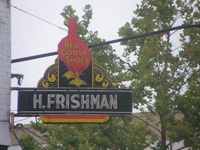 Mississippi, Port Gibson - Red Goose Shoes Neon Sign