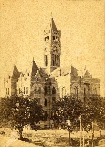 Lavaca County Courthouse, Hallettsville, Texas 1899