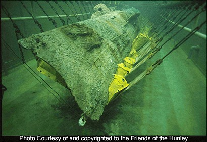 H.L. Hunley, world's first combat submarine