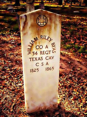 William Riley Byas tombstone