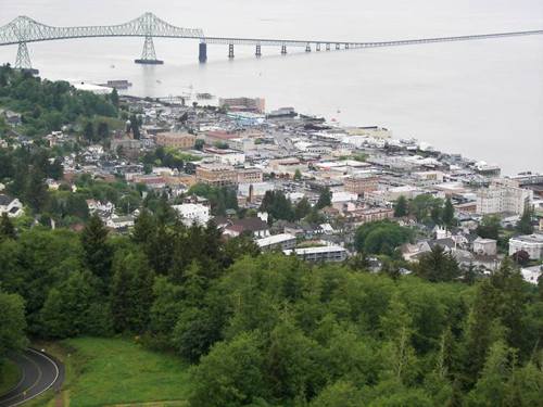 Astoria Oregon and the Columbia River Bridge 'to nowhere.'