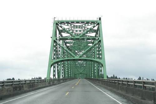 Astoria Oregon Columbia River Bridge 'to nowhere.'