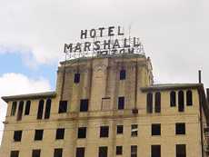 Hotel Marshall  rooftop sign