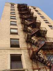 Hotel McCartney fire escapes, Texarkana, Texas 