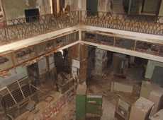 Hotel McCartney lobby view form mezzanine, Texarkana, Texas 