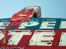 Tee Pee Motel new old neon