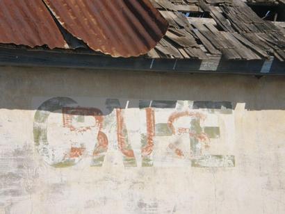 Bus Cafe Ghost sign