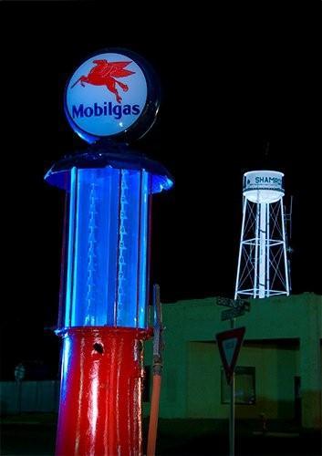 Mobilgas pump, Shamrock Texas